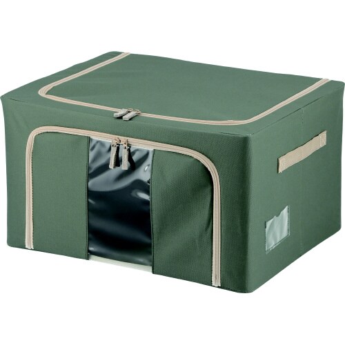 窓付&積み重ね収納ボックス55LGR 6個