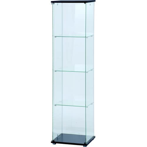 ガラスコレクションケース(クリア)4段