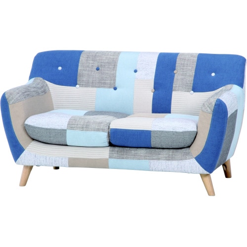 パッチワークソファ ラビスタ 2p BL