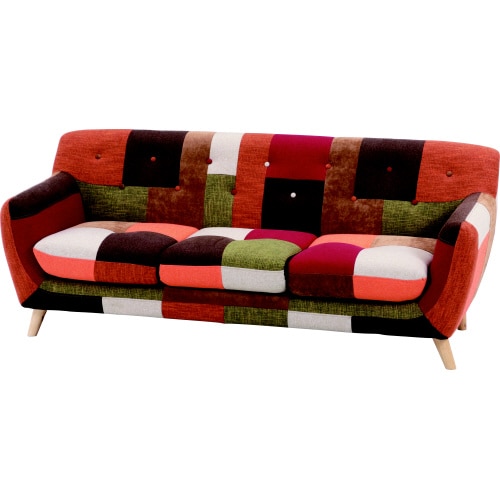 パッチワークソファ ラビスタ 3p OR