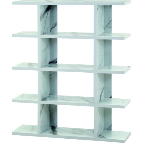 FUGAオープンシェルフ5段幅広 大理石