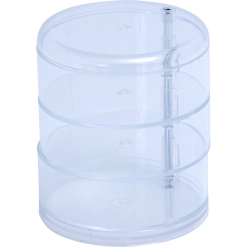 PSコスメ収納 3段ラウンド小物入れ