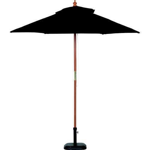 木製パラソル 210cm ブラウン 210BR