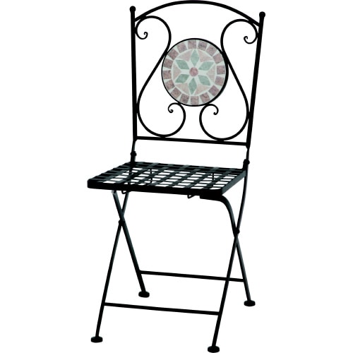 モザイクチェア花柄US221362 2脚