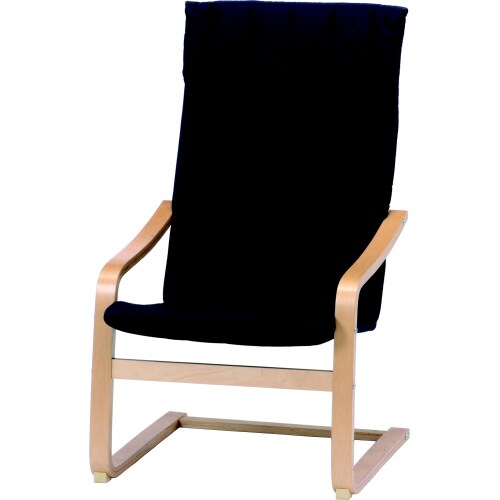 リラックスチェア スリム BK