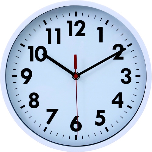 掛時計 ミーナ Φ25cm WH