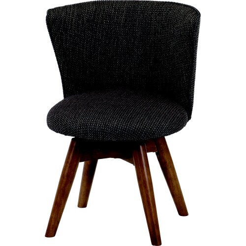 ダイニングチェア クラム ファブリック BR