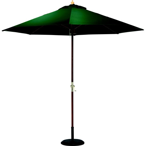 木製パラソル 270cm グリーン 270GR
