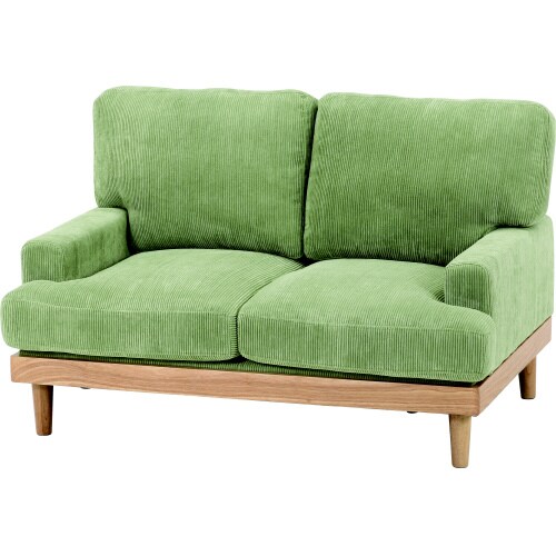 コーデュロイソファ フェリーチェ 2P GR