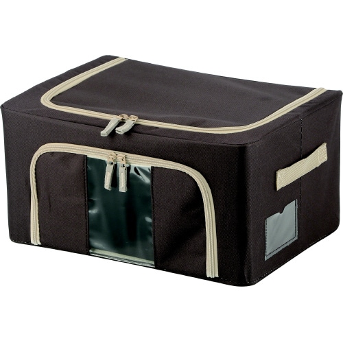 窓付&積み重ね収納ボックス22LBR 6個