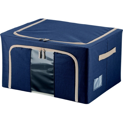 窓付&積み重ね収納ボックス55LBL 6個