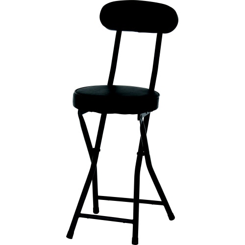 折りたたみチェアPU BK 4脚