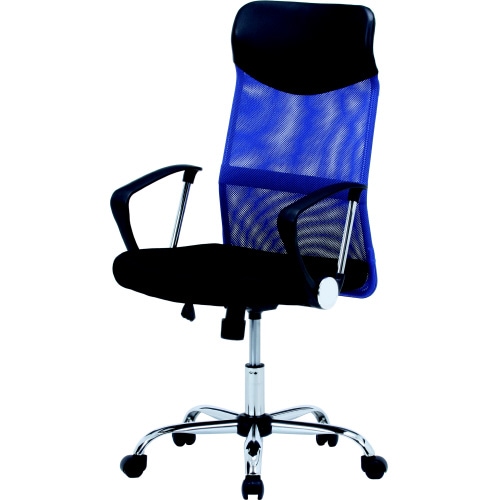 メッシュハイバックチェア HF−98BL ブルー