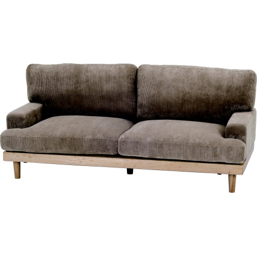 コーデュロイソファ フェリーチェ 3P BR