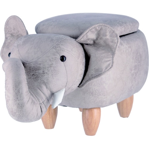 アニマルスツール収納付き ゾウ