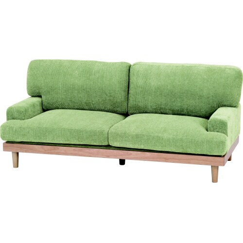 コーデュロイソファ フェリーチェ 3P GR