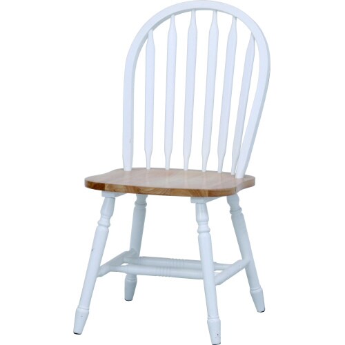 ダイニングチェア−マキアート(WH×NA)2脚