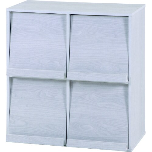 ディスプレイラック 4マス WHW DP8085