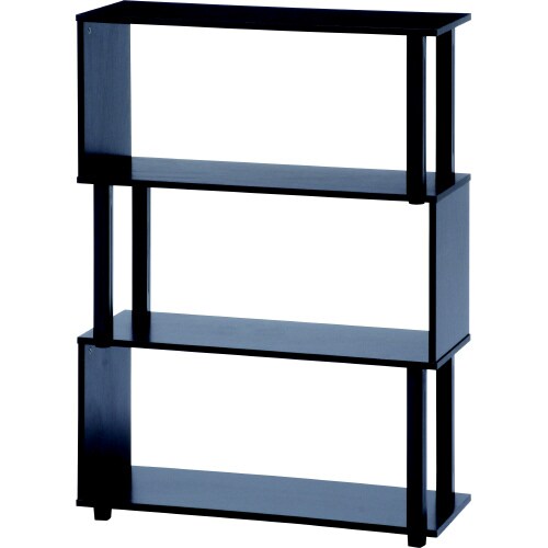 フィット S型ディスプレイラック3段 BR×BK