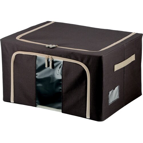 窓付&積み重ね収納ボックス55LBR 6個