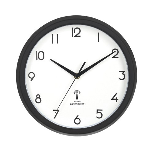 電波掛時計 カペラ Φ27cm BK(27269)