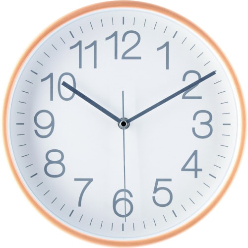 掛時計プライウッド Φ28cm WH(85368)