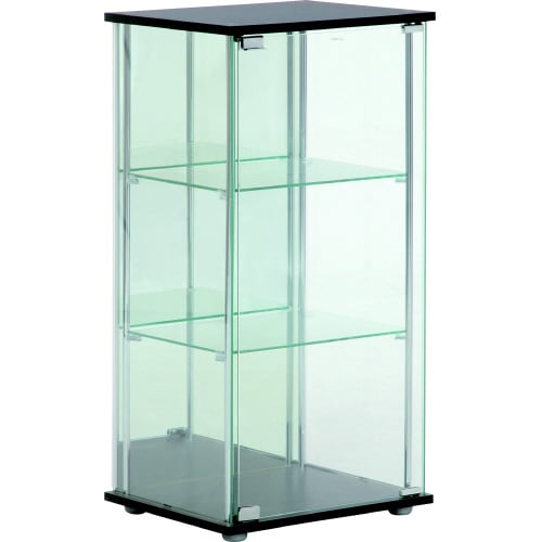 ガラスコレクションケース3段(背面ミラー付き)