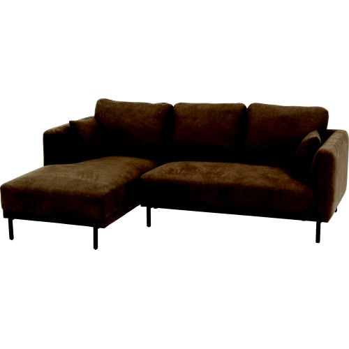 【抗菌生地仕様】カウチソファ クリード BR