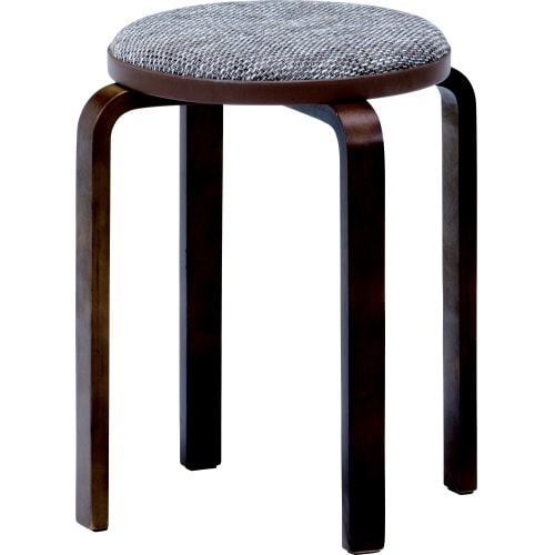 KDファブリック曲木スツール BE/BR