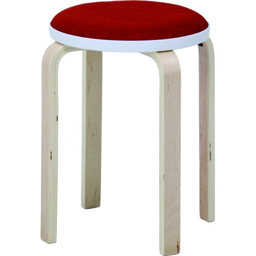 ファブリック曲木スタッキングスツールOR 6脚