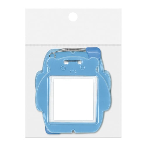 クマ型名札 10枚パック スカイ