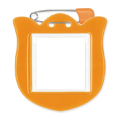 チューリップ型名札 1枚パック オレンジ ×5