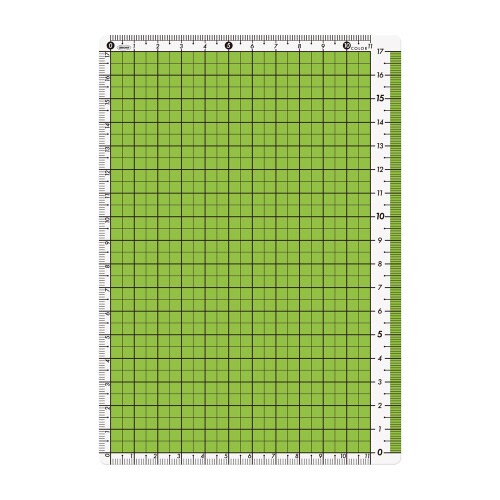 カラー方眼下敷B6判 グリーン ×5