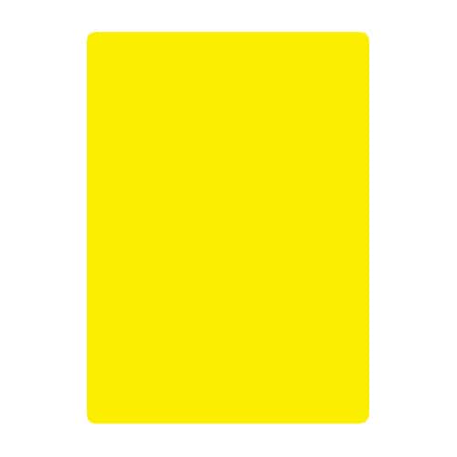 色透明下敷 B5 イエロー ×10