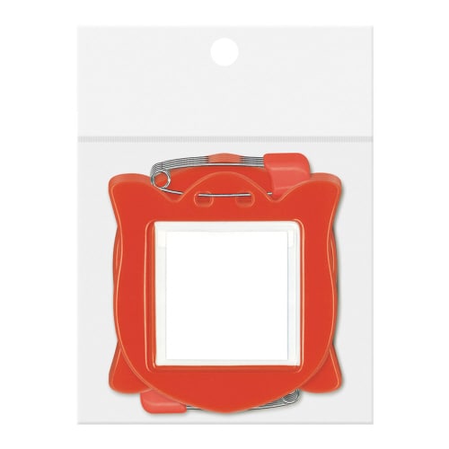 チューリップ型名札 10枚パック レッド