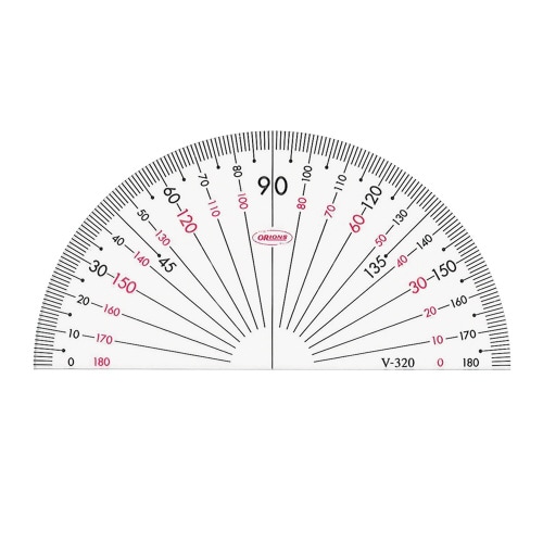 GAKUNO アクリル分度器 9cm