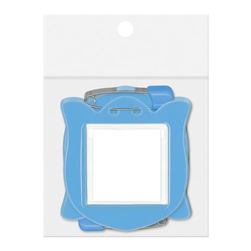 チューリップ型名札 10枚パック スカイ