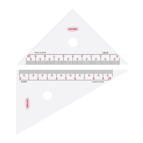 オリオンズ12cm三角定規