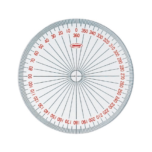 全円分度器 8cm