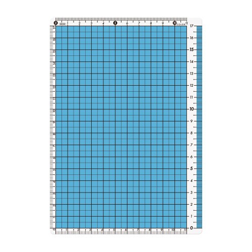 カラー方眼下敷B6判 ブルー ×5