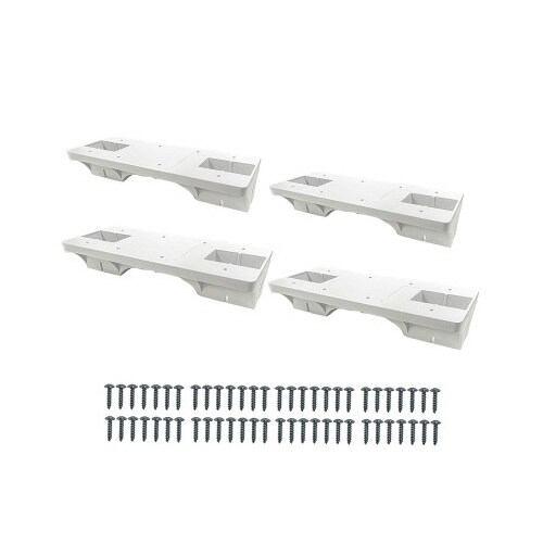ファブラック シェルフブリッジ 4個入 WH