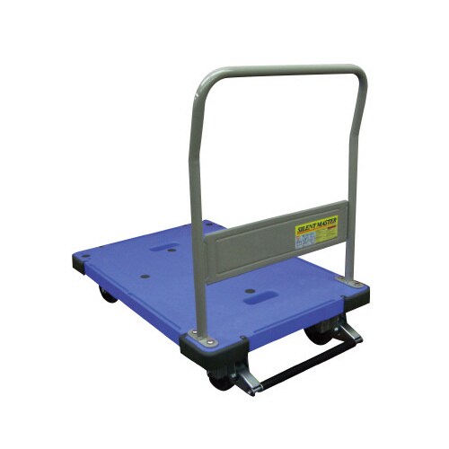 樹脂運搬台車300kg 固定ハンドル ブレーキ付