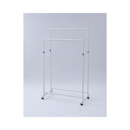 たっぷり掛けられて移動もできるハンガーW SMW