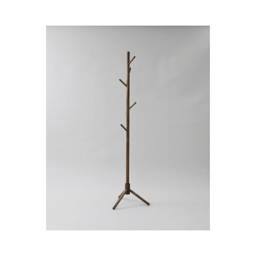 高さが変えられる木製ポールハンガーDBR