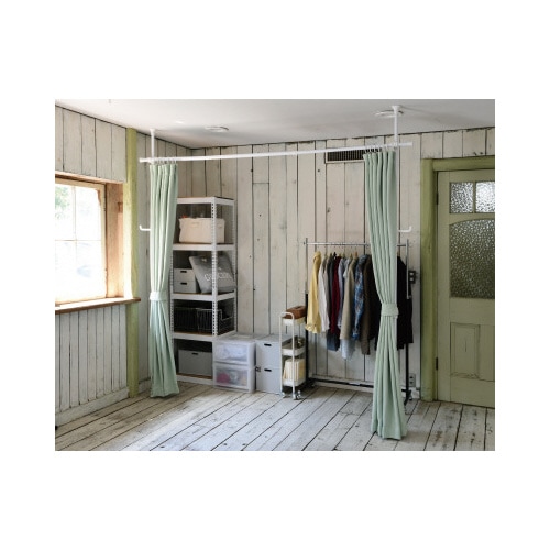 突っ張りカーテンレールセットMWH