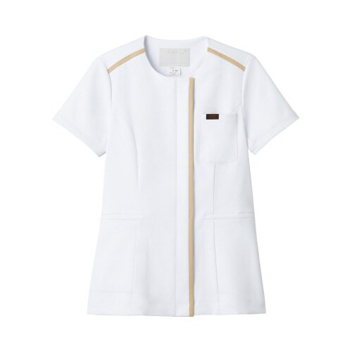 UNISEXジップスクラブ ホワイト S