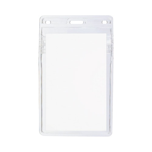 名札用表示面 タテ型 チャックタイプ バラ