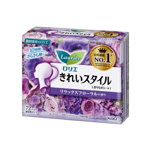 ロリエ きれい リラックスフローラル72個×6