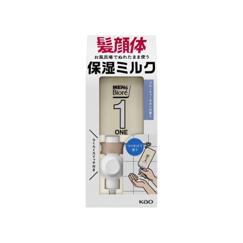 メンズビオレONE全身保湿ミルクFサボン×6