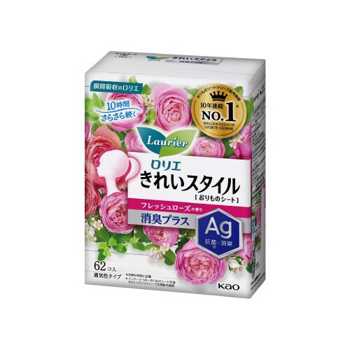 ロリエ きれい フレッシュローズ 消臭プラス×8